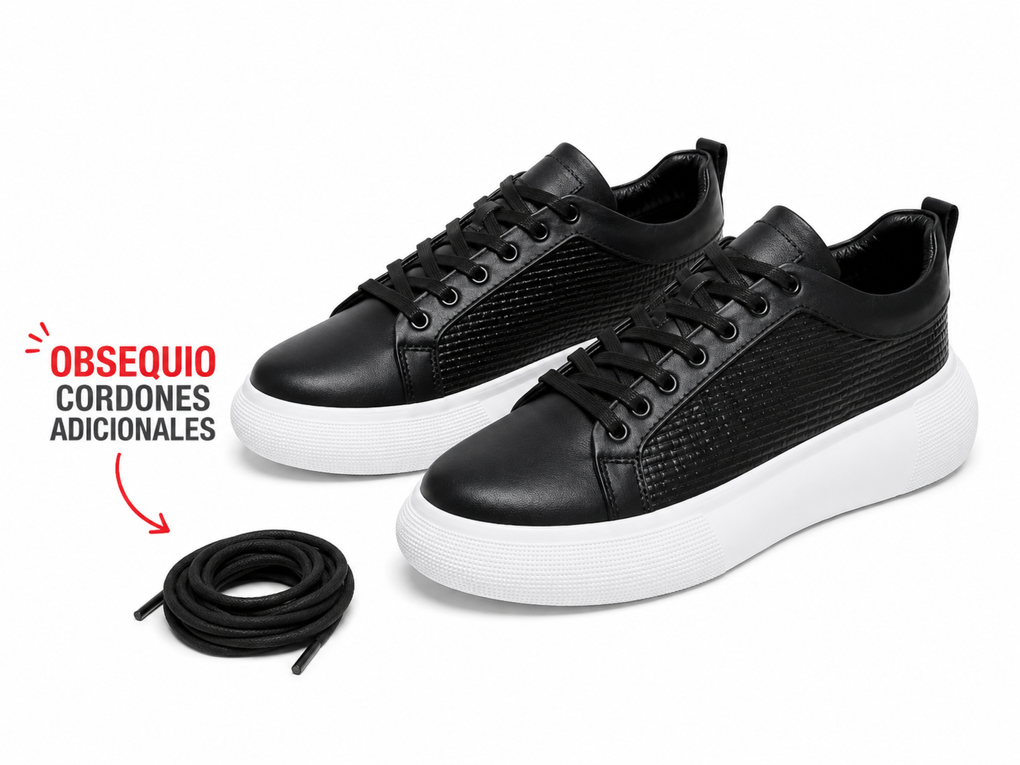 Tenis Cuero Hombre Toda Ocasión