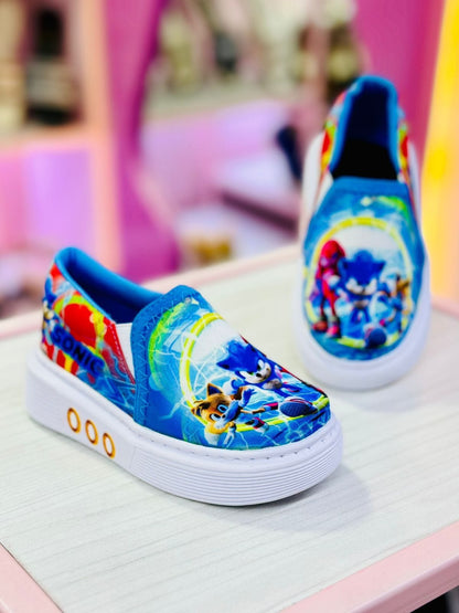 Tenis Zapatos Mocasín Babuchas Caricaturas Niños Niñas