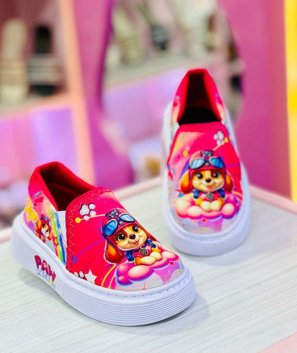 Tenis Zapatos Mocasín Babuchas Caricaturas Niños Niñas