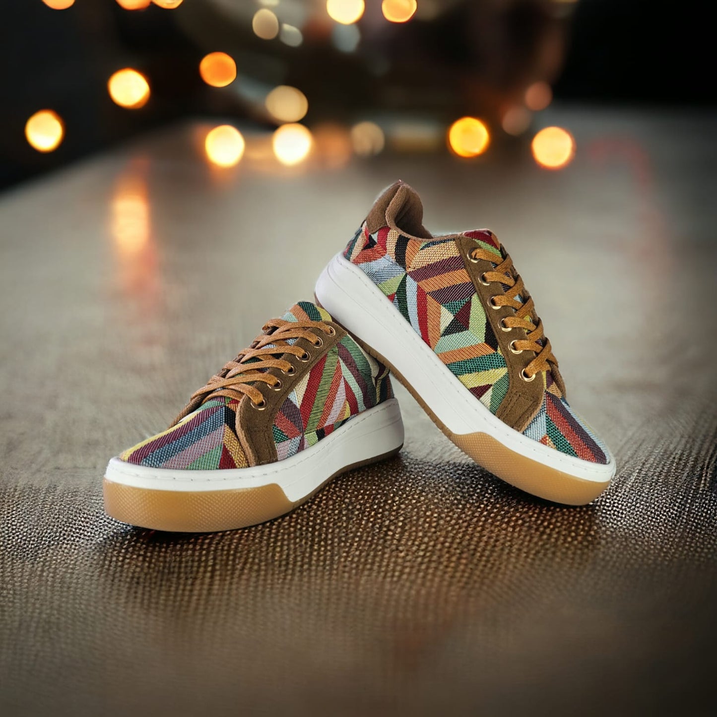 Tenis Mujer Urbano Tejido Artesanal Zapatilla Ecologico Dama