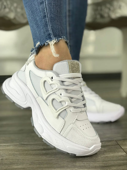 Tenis Corazón Mujer