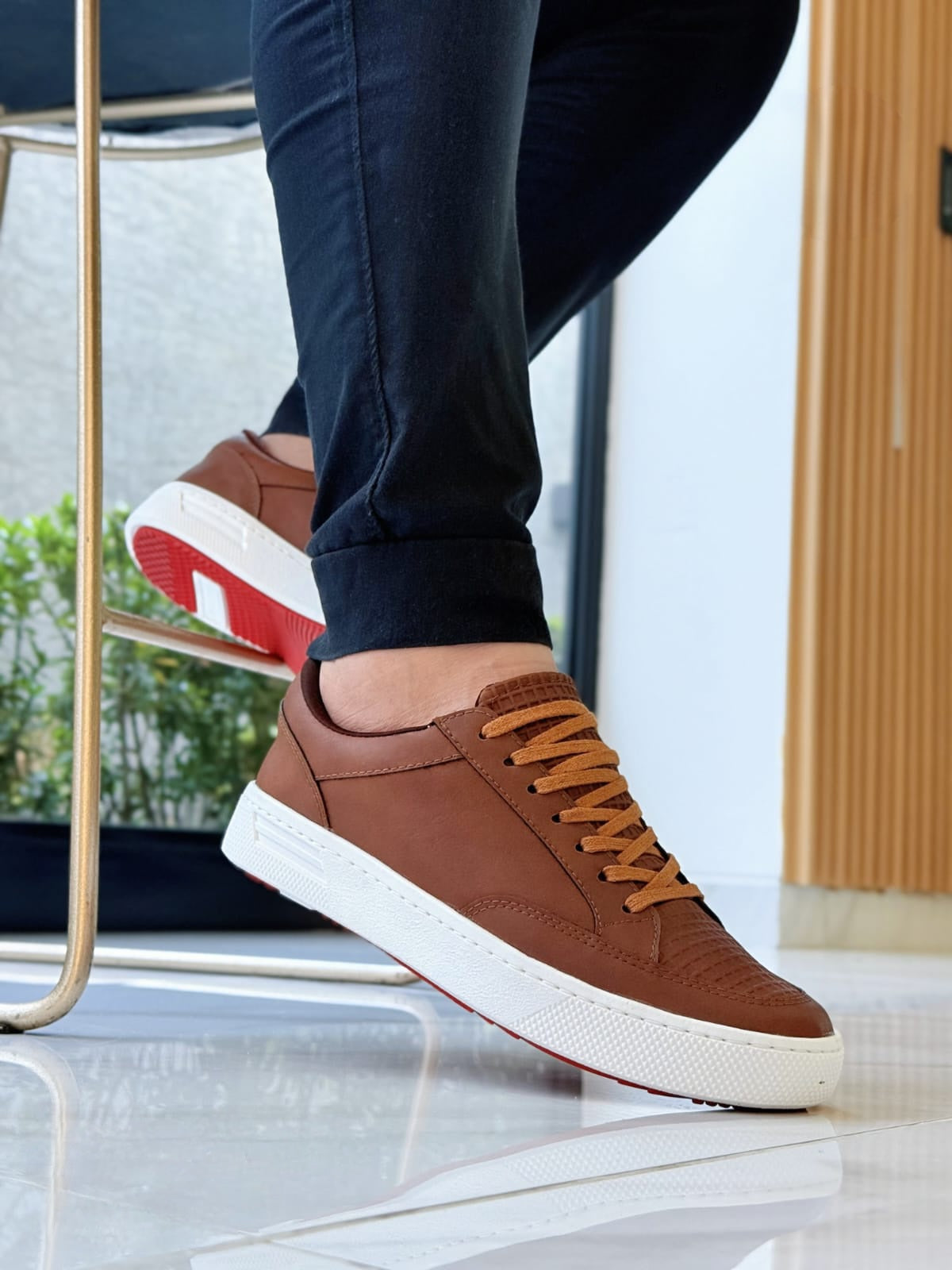 Casual Suela Roja Hombre