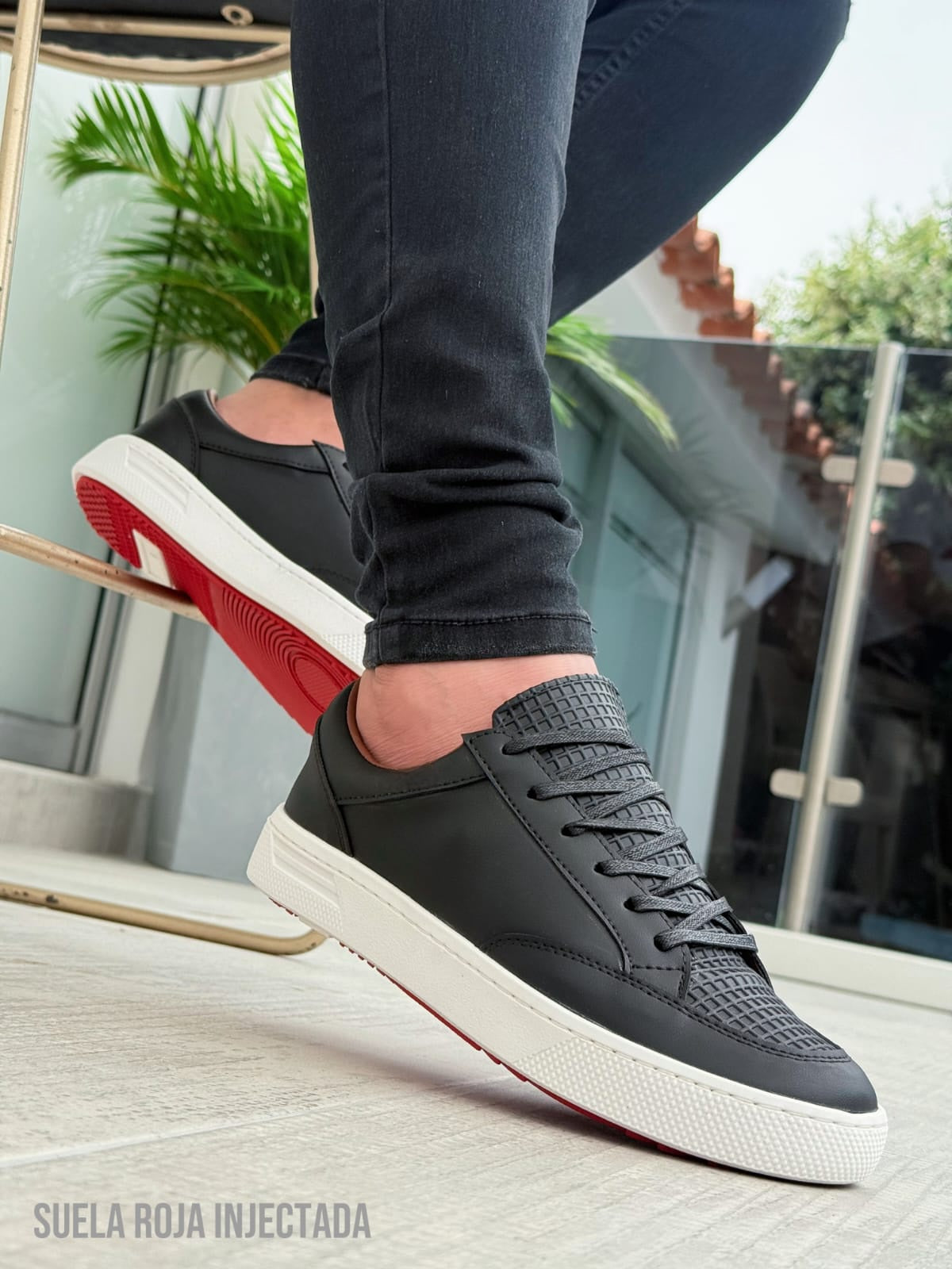 Casual Suela Roja Hombre