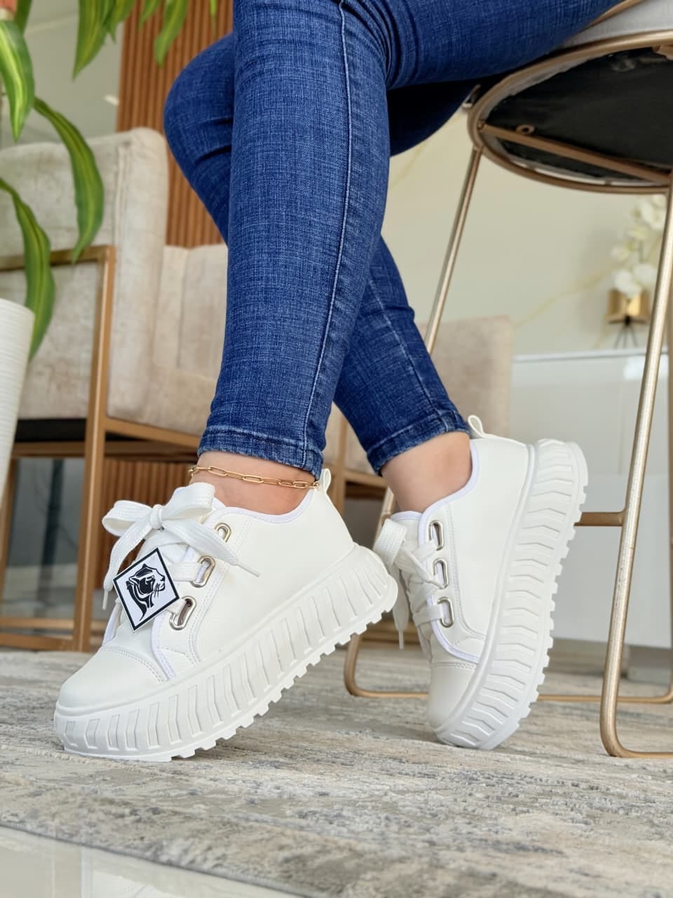 Oxford tipo baleta charol