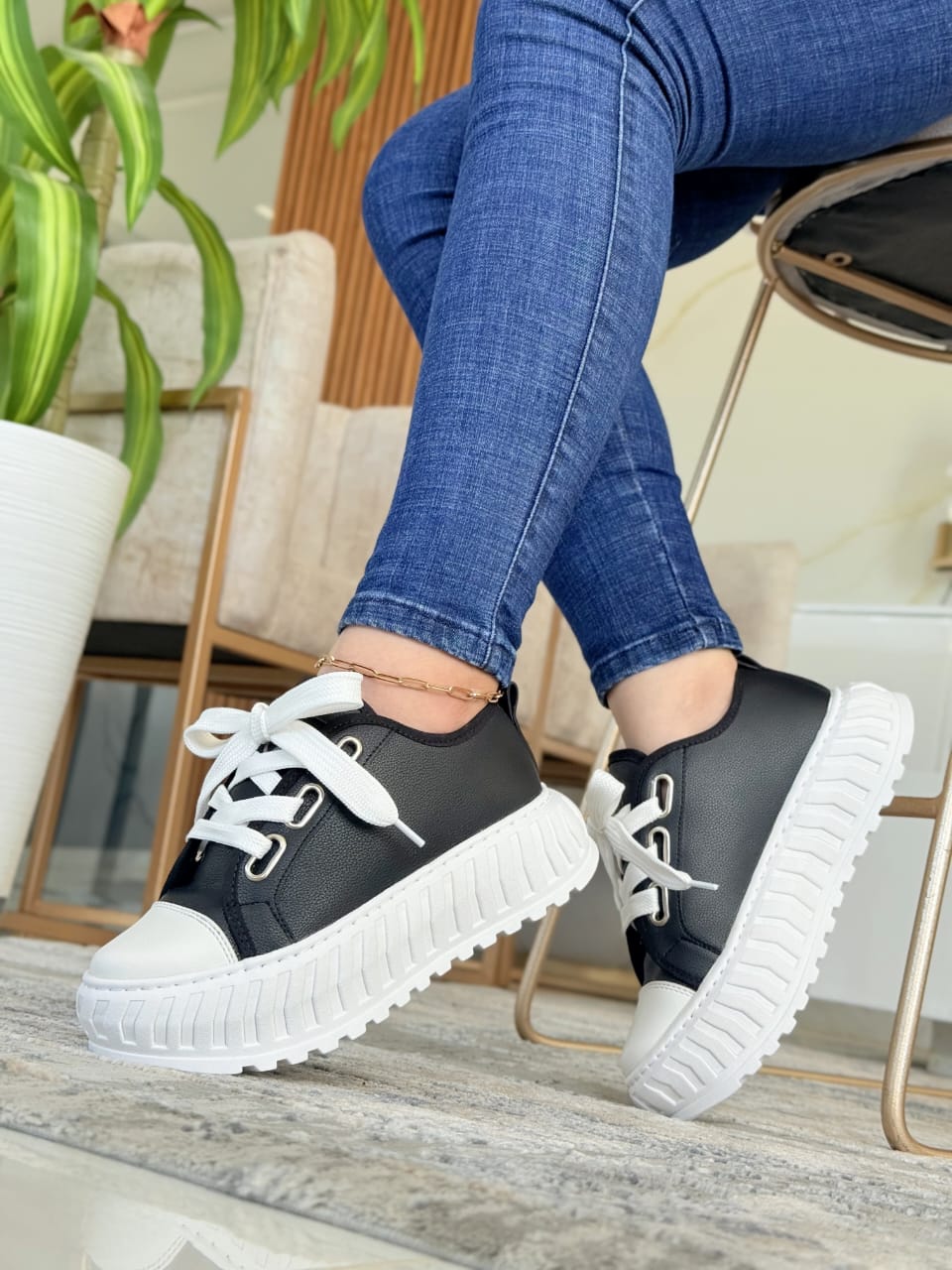 Oxford tipo baleta charol