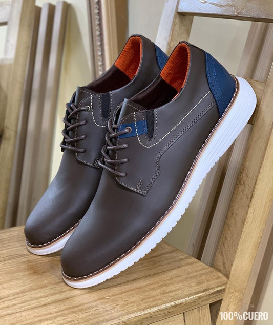 Zapatos Caballero 100% Cuero Oxford